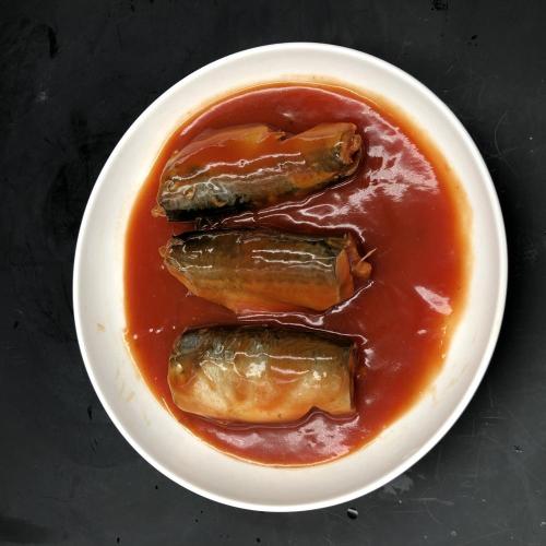 BRC Certified Canned Mackerel Fish in Tomato Sauce