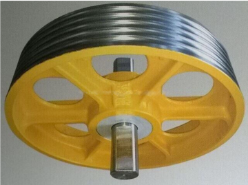 Elevator Suspension Pulley Cast Iron Pulley