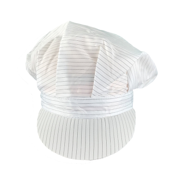 Washable White Polyester ESD Antistatic Work Cleanroom Hat Caps