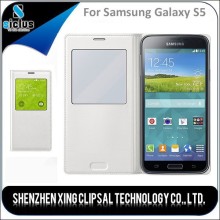 Smartphone Wallet Leather Case, Leather Wallet Stand Case for Samsung Galaxy S5 Sublimation leather case