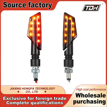 Contemporary Angular 9-LED Turn Signal Model