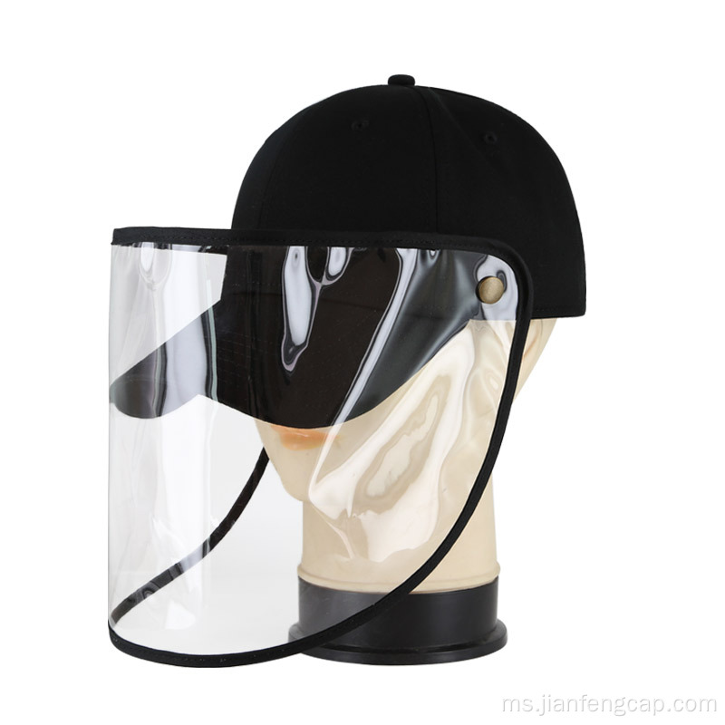 Topeng pelindung yang boleh ditanggalkan pada Visor Cap