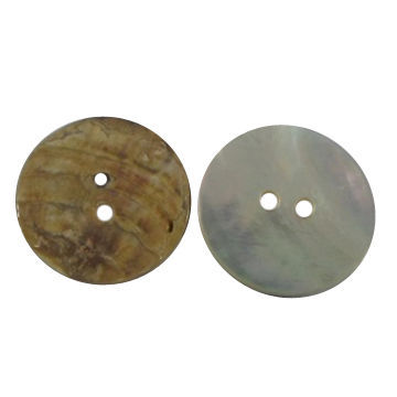 Trochus Shell Button, Made of Nature Material, Fancy Natural Color