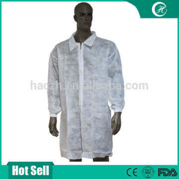 disposable kid lab coat with elastic cuff