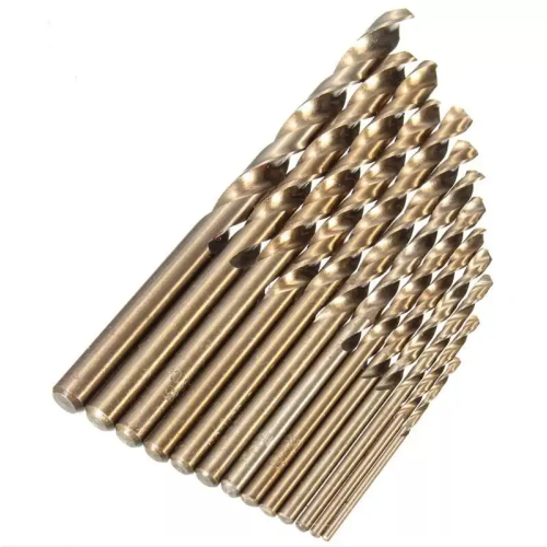 19pcs HSS White Titanium Coated Drills