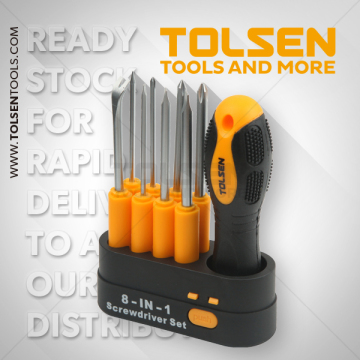 9PCS INTERCHANGEABLE SCREWDRIVER SET