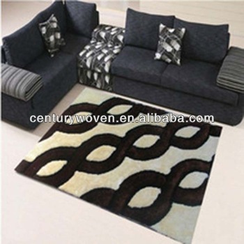 Modern Beijing polyester design shaggy carpet