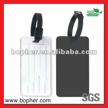 popluar pvc custom shape luggage tag