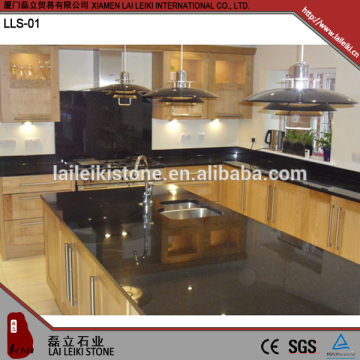 Chinese black Galaxy good compressive strength Granite Countertop