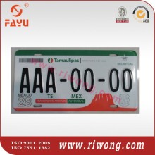 Mexico Auto Licenses Plate