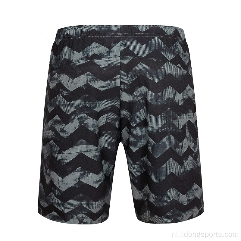 Zomer hardloop shorts mannen snel droge sportschool shorts