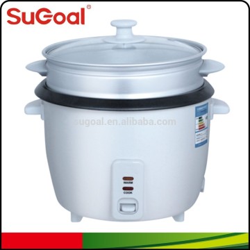 3-Cup Rice Cooker & vegetable steamer with one-touch cooking