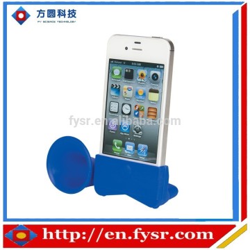 Cheap colorful silicone mobile phone loudspeaker