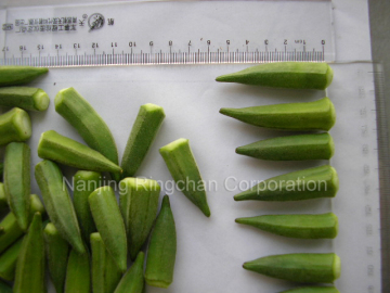 IQF Okra Frozen Vegetables Frozen Okra