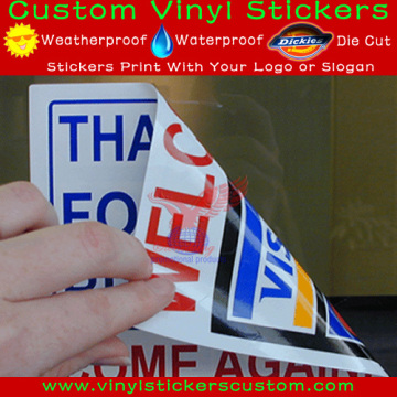 both sides printed window stickers