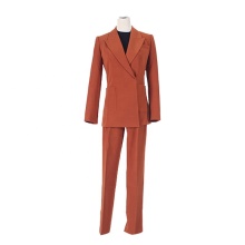 Sexy Orange Ladies Business Suits Sets for Working