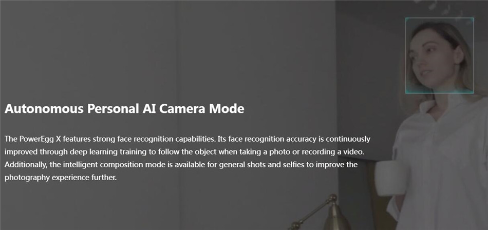 POWERVISON New Arrival PowerEgg X three-axis gimbal 1080P real-time image transmission control distance 6km AI camera mode