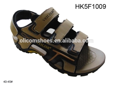 2017 Leather Sandals China Cheap Sandals,Men TPR Sole Sandals