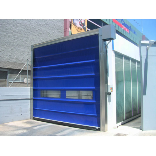 PVC high speed fast action folding up door