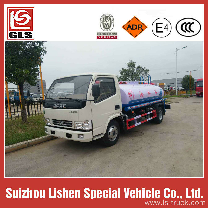 Dongfeng 10m3 tank water distribution truck