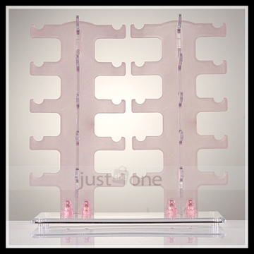 pink acrylic sunglass display,sunglass acrylic display stand,double acrylic display