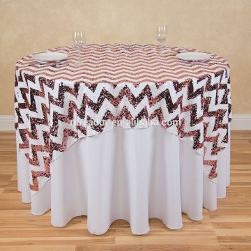 square chevron sequin overlay blush pink and white