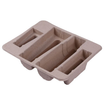 Biodegradable Disposable Tray Insert Packaging Recycled