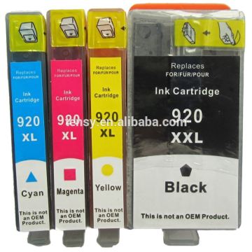Remanufactured ink cartridge for HP 920XL inkjet printer ink cartridge
