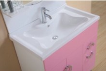 Hot Sell Red PVC Discount Bath Cabinets