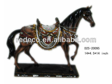 Animal horse figurines resin