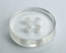 Glossy Clear Resin Buttons
