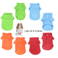 4 Pack Pet Dog Shirts