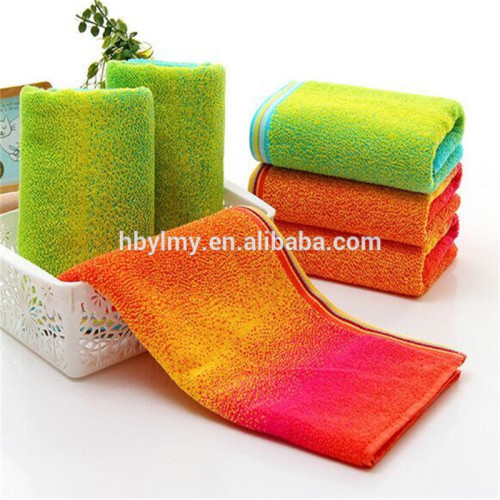 Factory Customized Cotton colorful Bath Towel