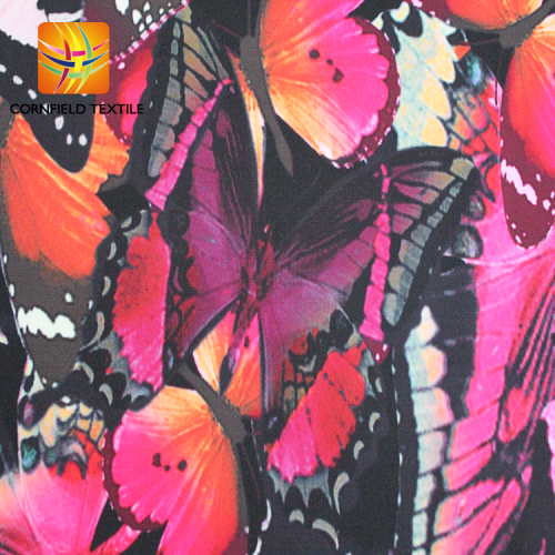 Digital Print Polyester Scuba Knit Fabric