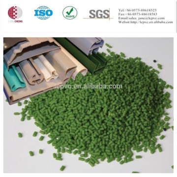 Semi-soft pvc compounds for sealing strip