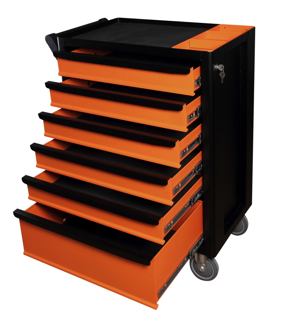 Orange Tool Cabinet