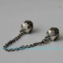 Solid 925 Silver Safety Chain Pandora Compatible