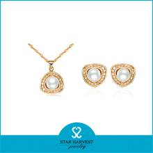 Gold Plated Silver Jewelry Set