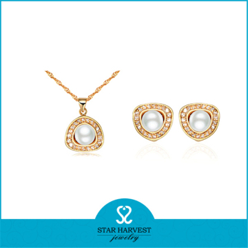 Gold Plated Silver Jewelry Set