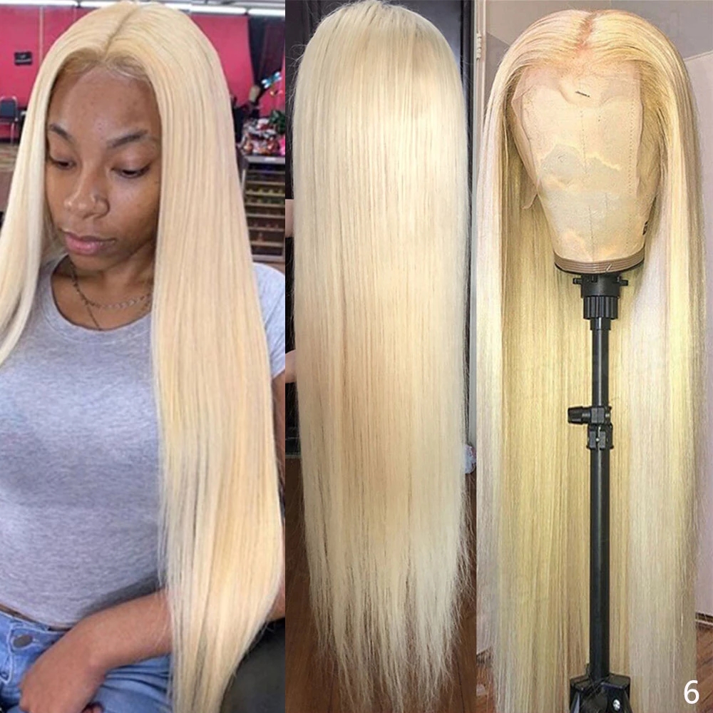 Best 613 Virgin Hair 13x4 Transparent Lace Front Wig Vendors Custom Women Wigs Human Hair Blonde Wigs Front Lace