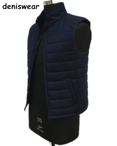 Men's high quality ,warm ,comfort cotton waistcoat with slim fit autumn and winter style