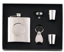 Fashion Stainless Steel Hip Flask Gift Set