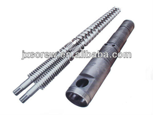 corrosion resistant conical screw barrel