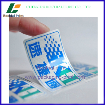 Best price custom Waterproof Reusable Adhesive Label printing