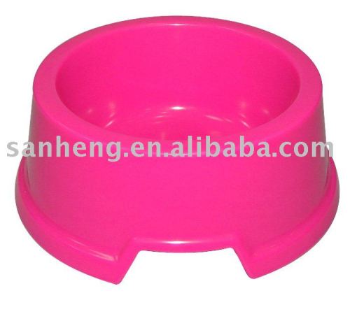 Melamine round cat food bowl