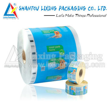 Pet food roll film