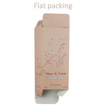 Custom cosmetic folding gift perfume paper packaging box