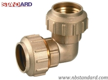 Brass PE Fitting/Equal Elbow