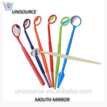 Plastic dental mouth mirror