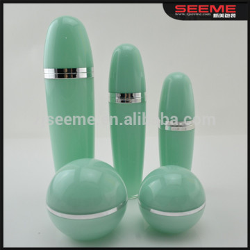 Ball shape acrylic plastic container cosmetic acrylic cream jar